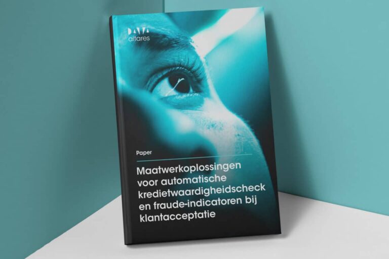 Mockup Cover Maatwerkoplossingen voor automatische krediet waardigheids check en fraude-indicatoren bij klantaccpetatie