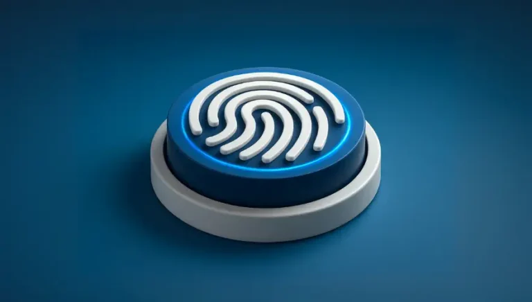 vingerafdruk als stempel