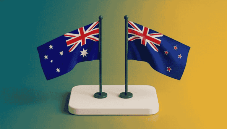 Flag Australia New Zealand